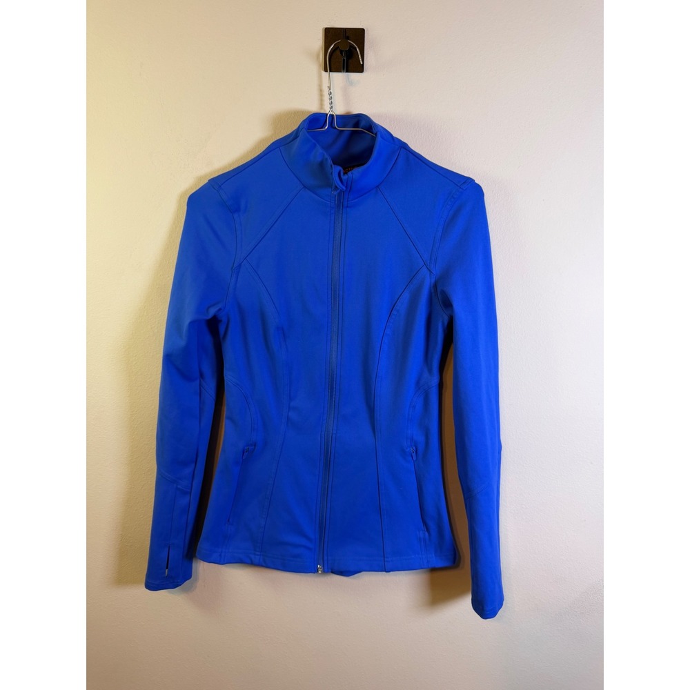 Spyder Womens Active Jacket Full Zip Thumbholes Royal Blue XS